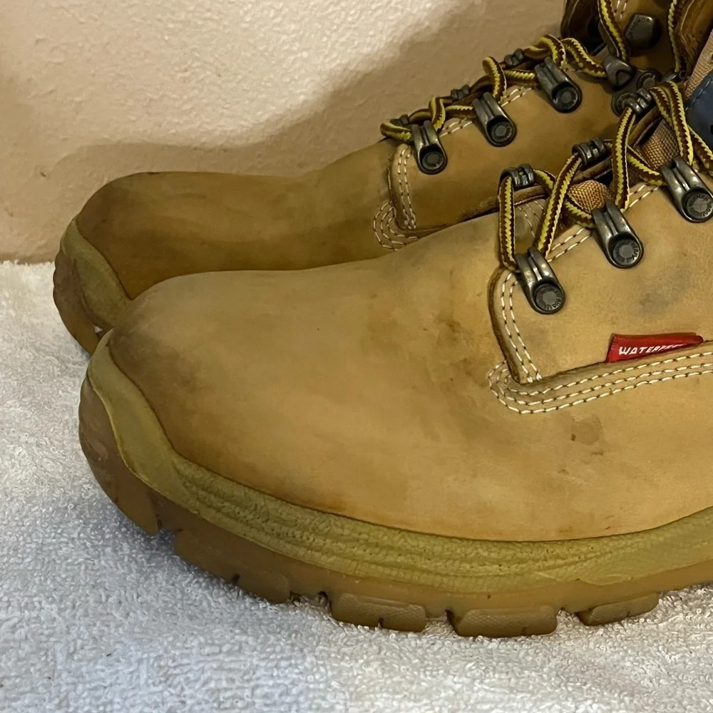 Herman Survivors Waterproof Safety Steel Toe Boots Sz 6 1/2